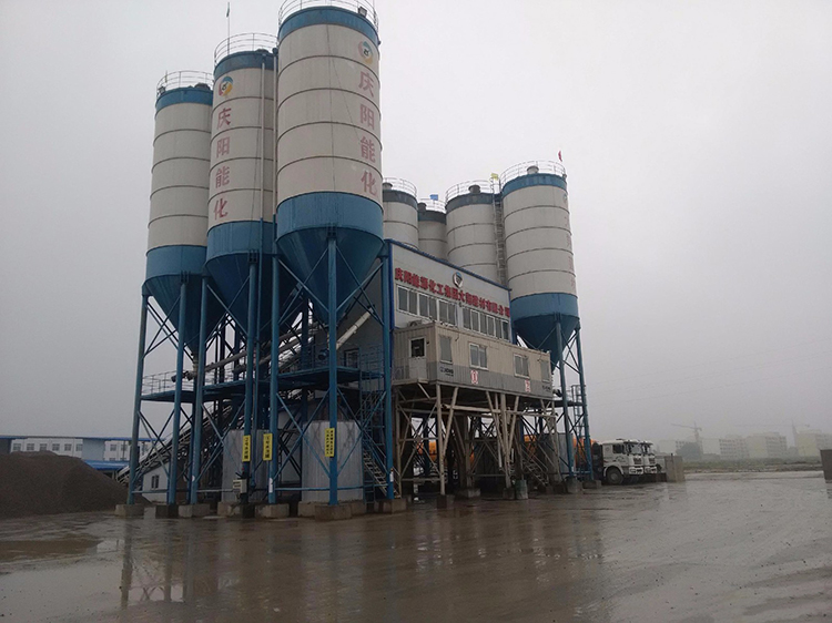 XCMG Factory HZS120V 120m3/h Dry Mix Concrete Batch Mix Plant Price